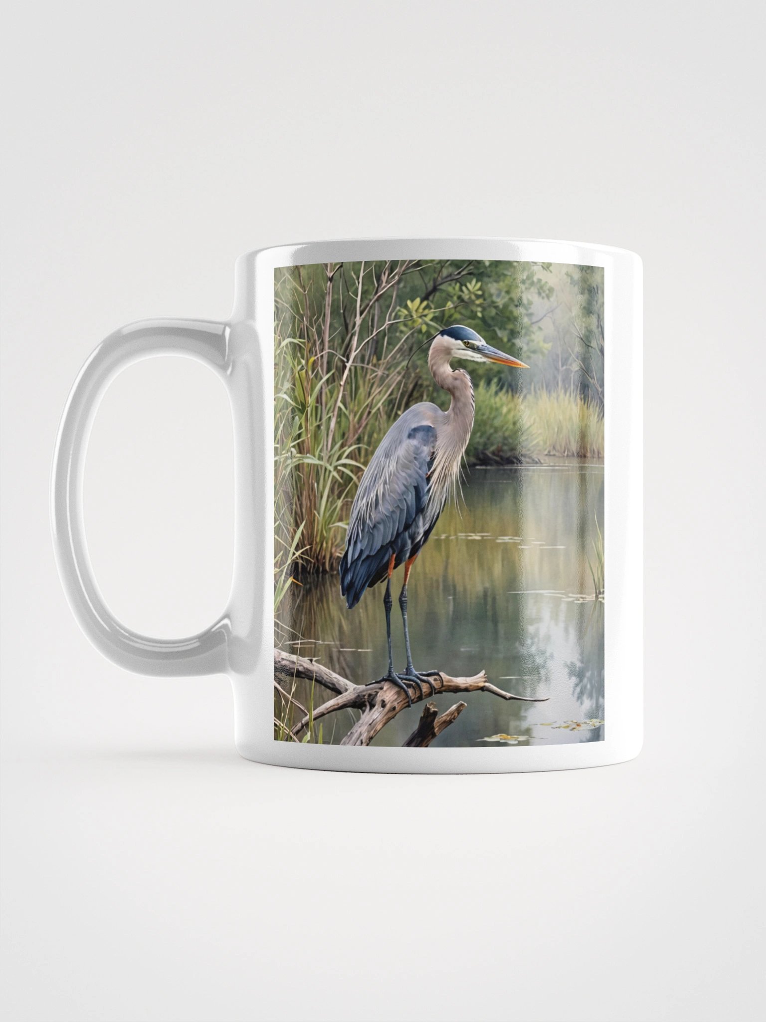 Great Blue Heron | Bird Coffee Mug product image (2)