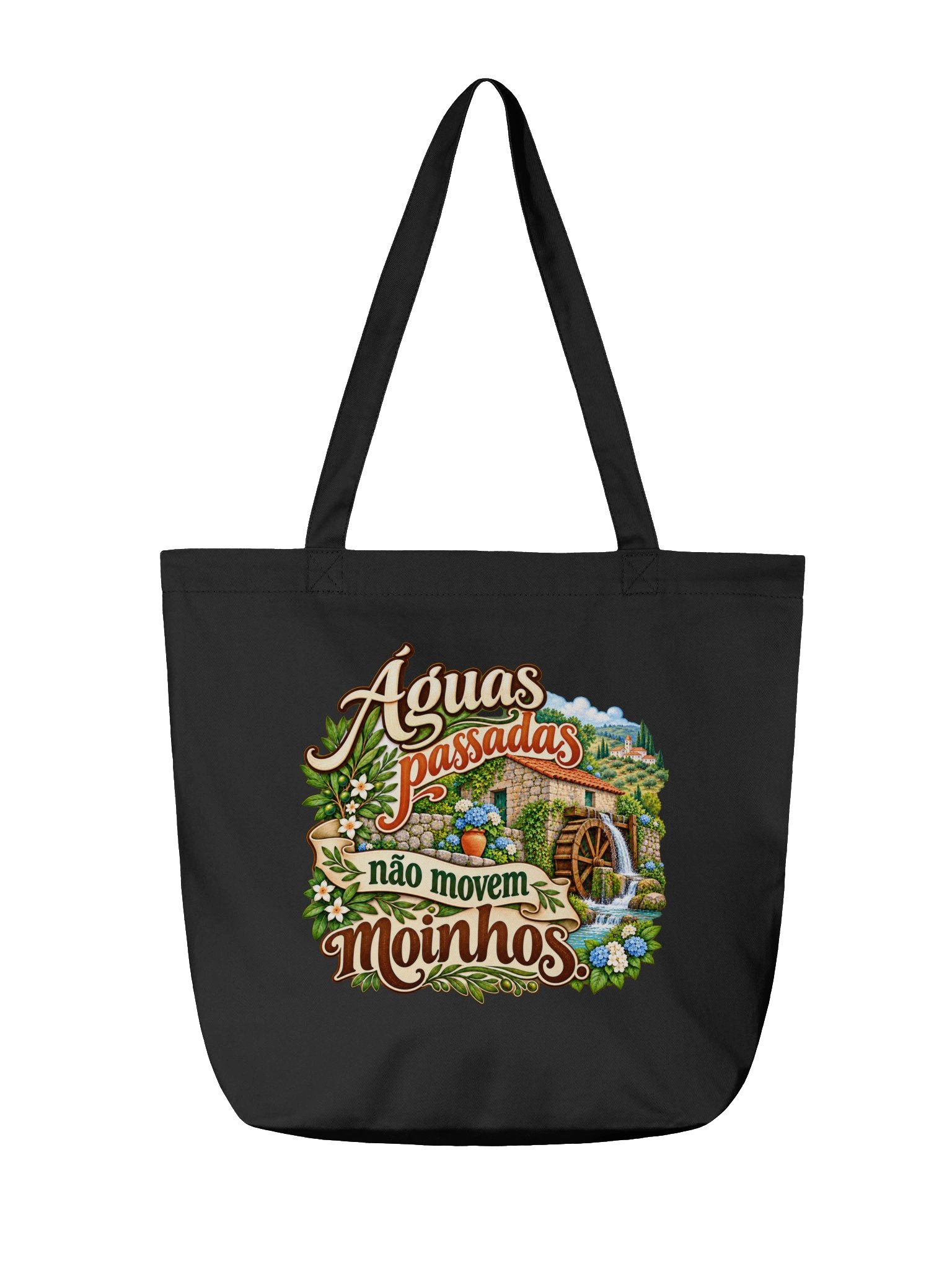 Águas Passadas Não Movem Moinhos – Portuguese Saying Tote Bag product image (2)