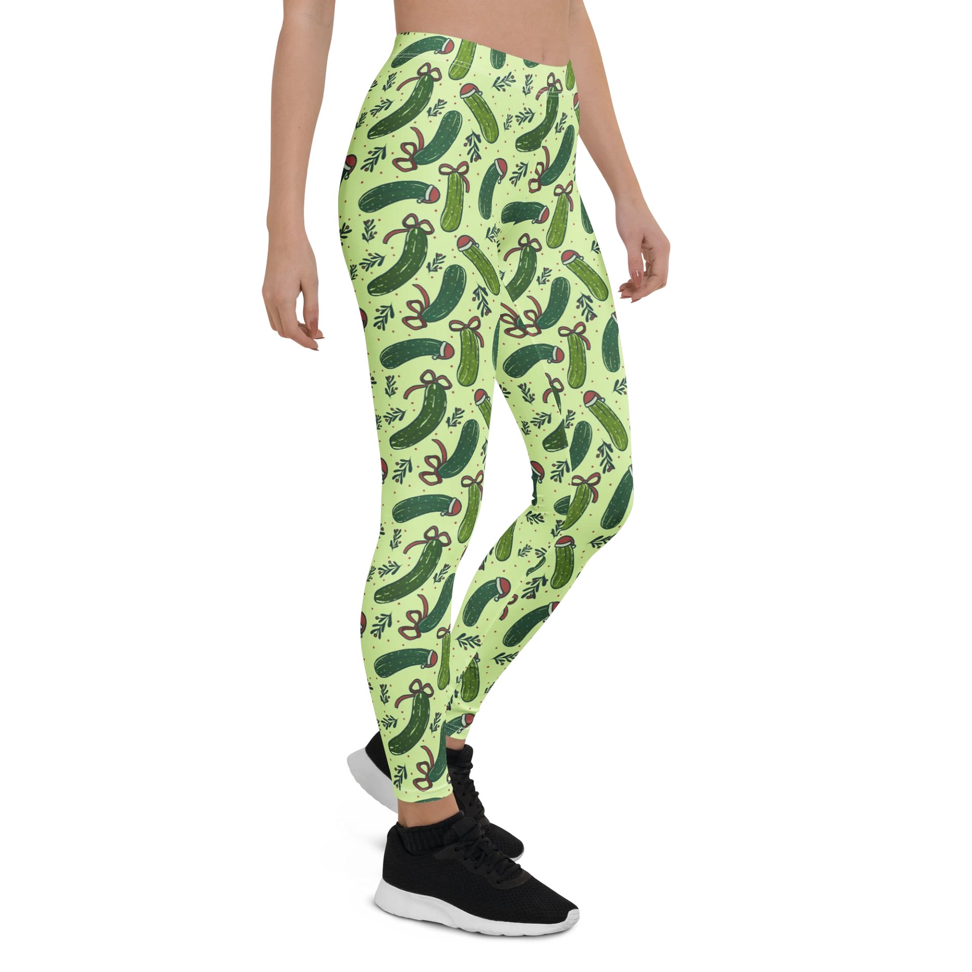 Christmas Pickles Pattern Leggings product image (6)