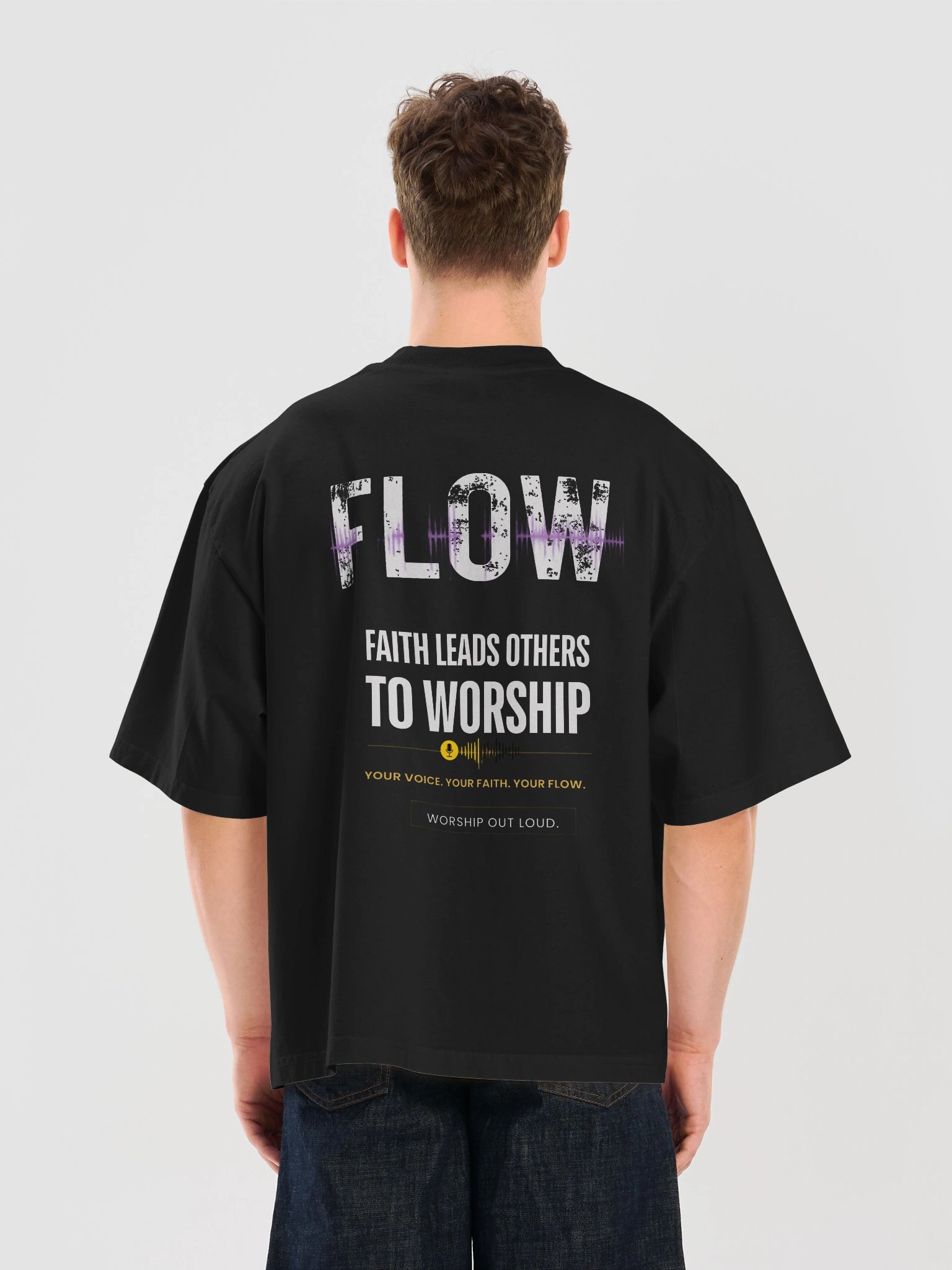 FLOW Worship Experience Oversized Tee product image (11)
