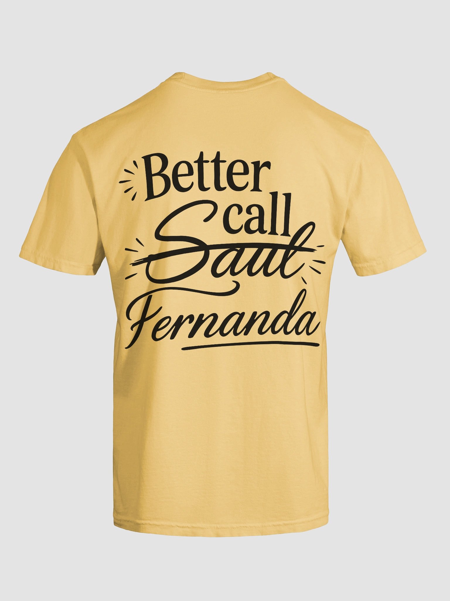 Team T-Shirt - Fernanda (Yellow) product image (9)
