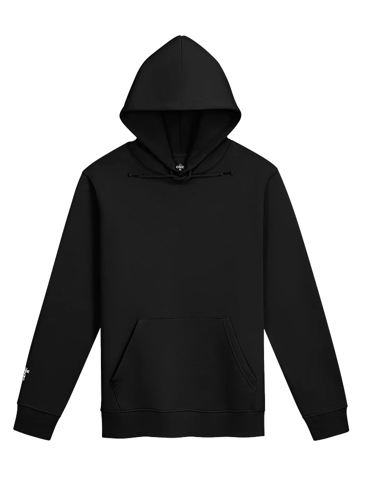 ONE KING Urban Crown 100% Organic Cotton Premium Street Hoodie with embroidered sleeve logo product image (2)