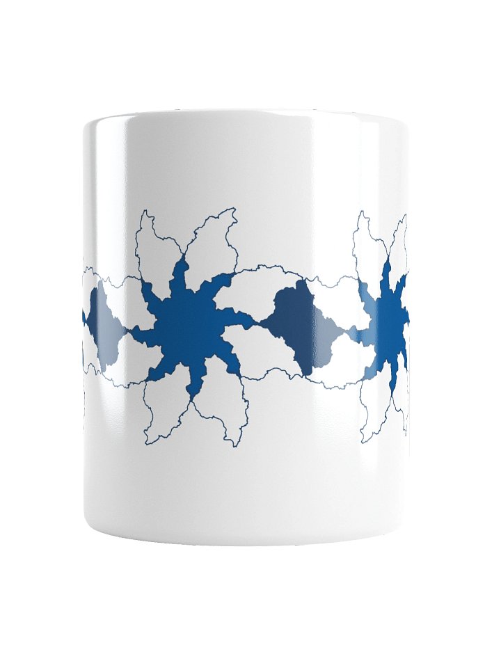 Where Iran Blooms — Blue & White Mug product image (2)