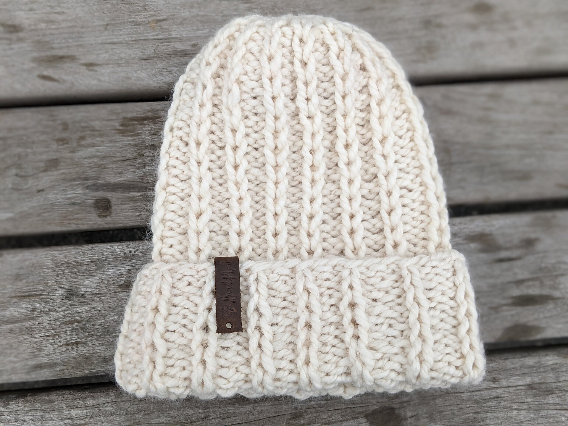 Royal Icing Bulky Hat Knitting Pattern product image (5)