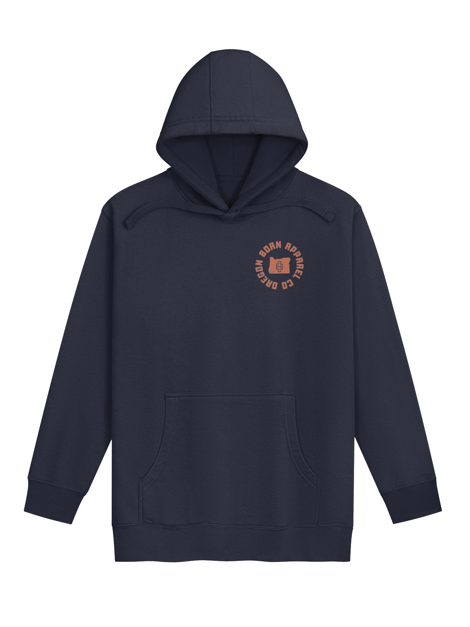 Oregon Born Apparel Co. Stamp Logo Hoodie product image (1)