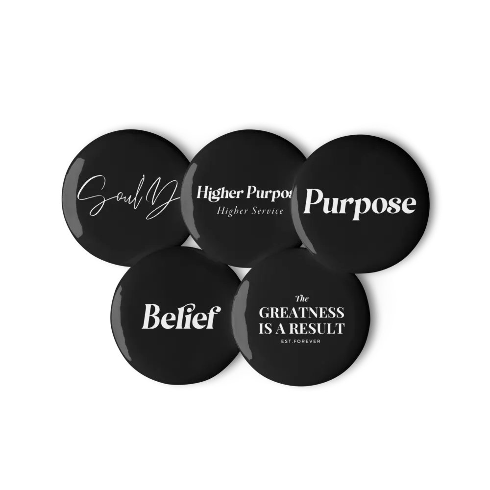 Greatness Manifest Pin Button Set product image (11)