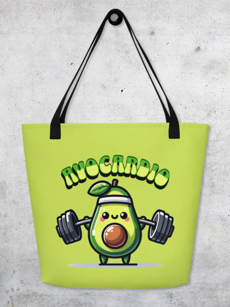 Avocardio Fitness Tote Bag product image (1)