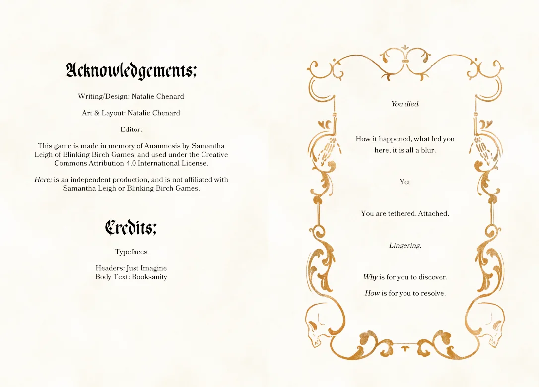 Here; - A Solo TTRPG product image (2)