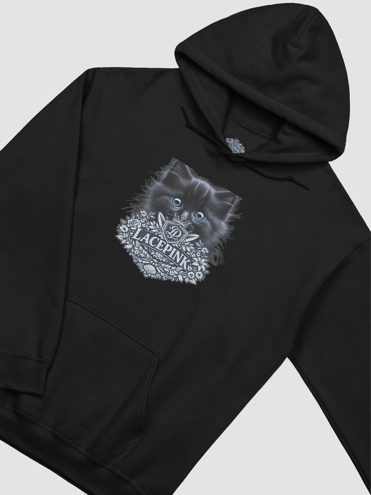 Lacepink Celestial Exclusive Premium Shadow Kitty Love Hoodie product image (3)