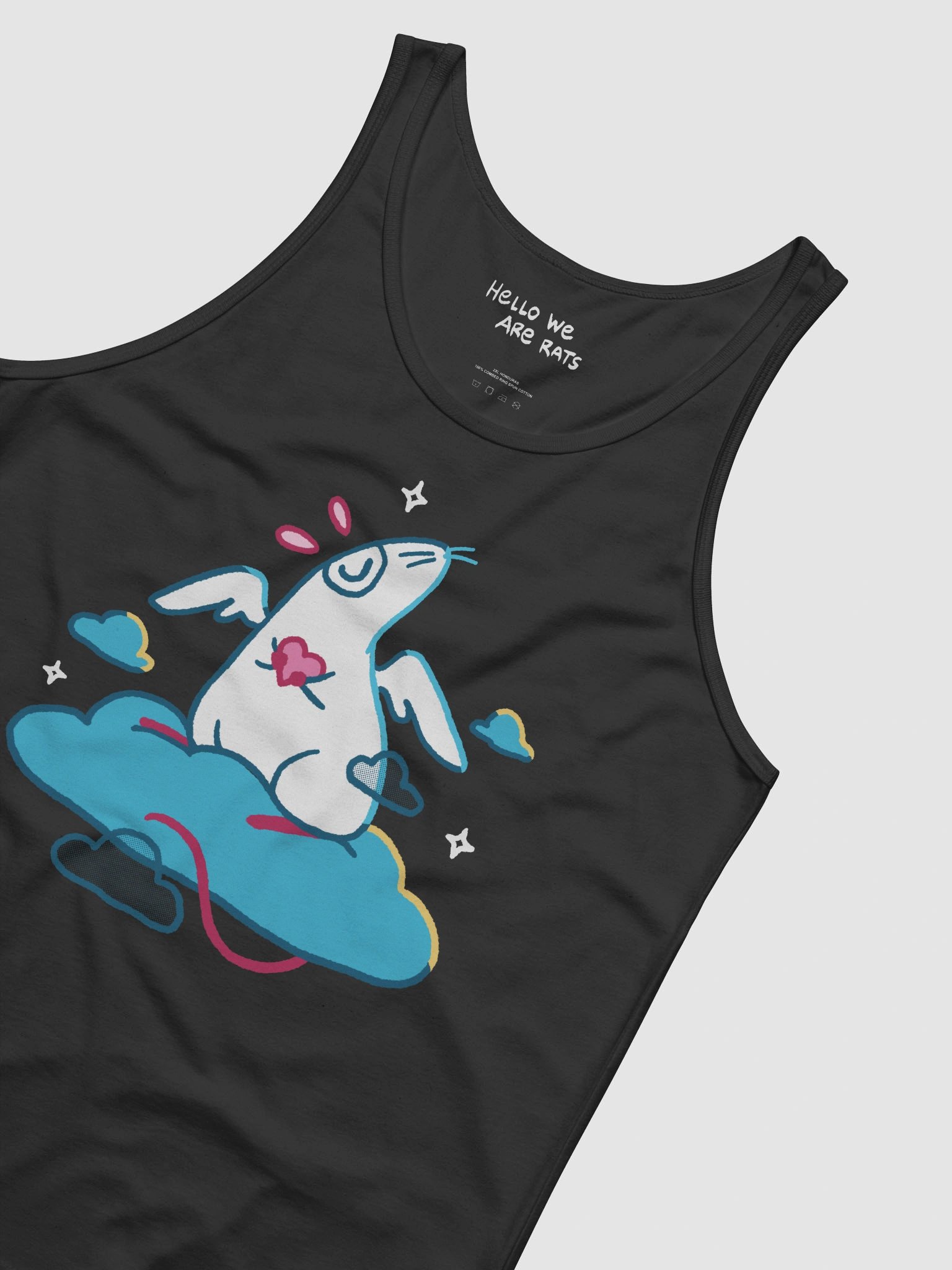 Winged Rat in Clouds Tank product image (2)