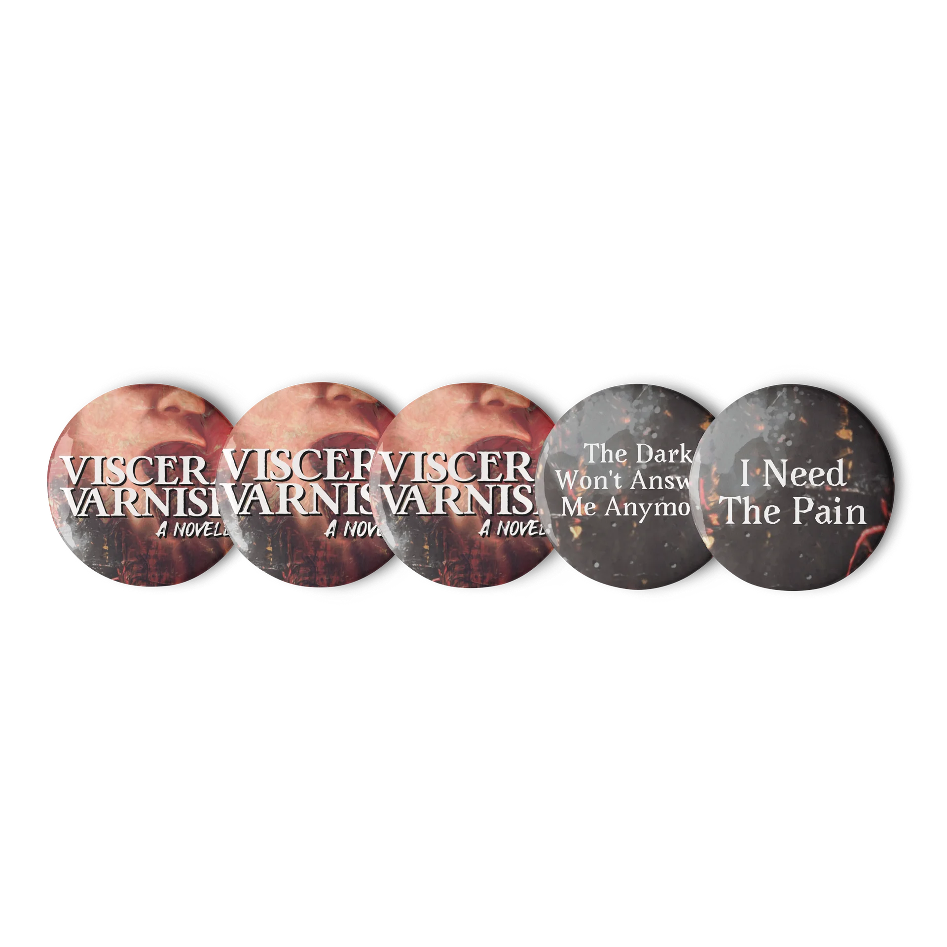 VISCERA VARNISH Button Set product image (1)