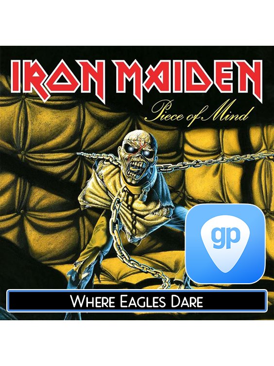 Where Eagles Dare PDF TAB + Backing Track MP3 product image (1)