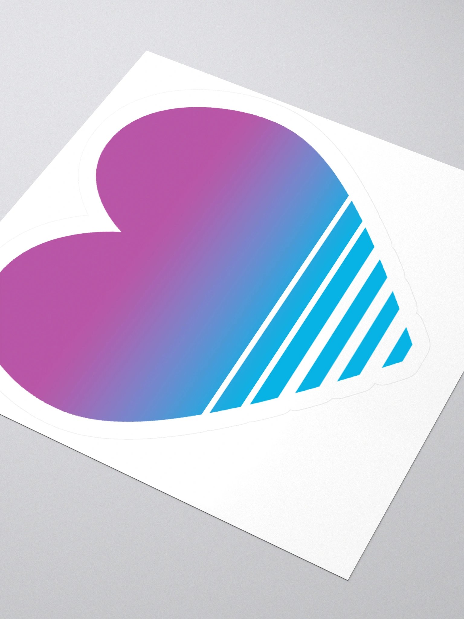 Vaporwave Heart Sticker product image (9)