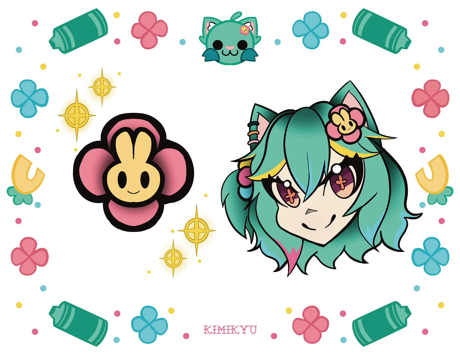 RoseDoodle Tattoo Flash Print product image (1)