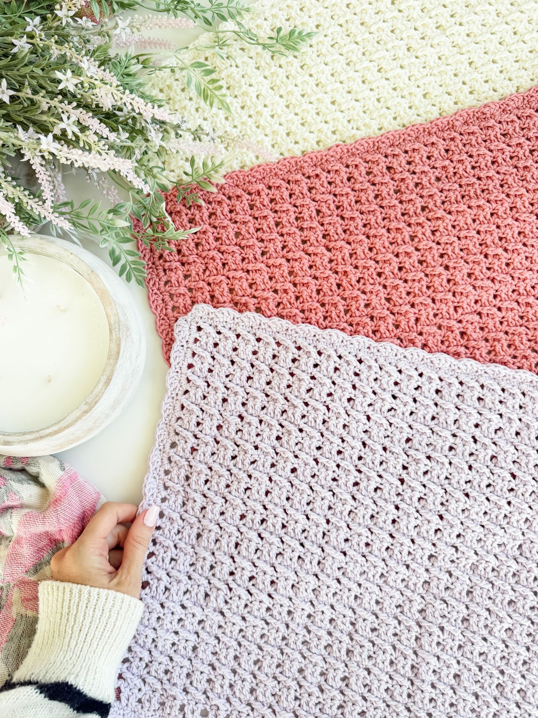 Honey Weave Placemat Crochet Pattern product image (3)