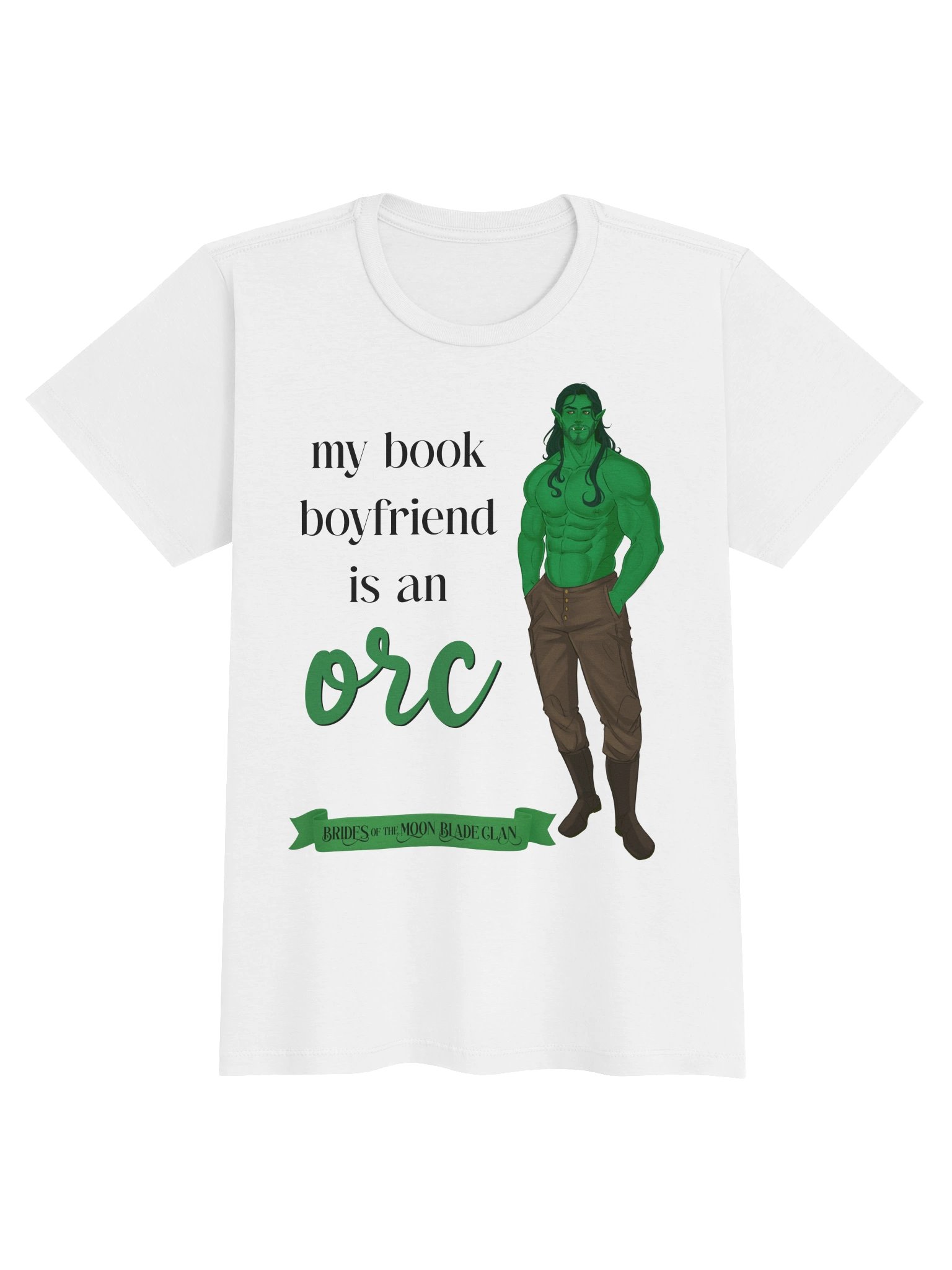 Orc Book Boyfriend Women's Tee product image (1)