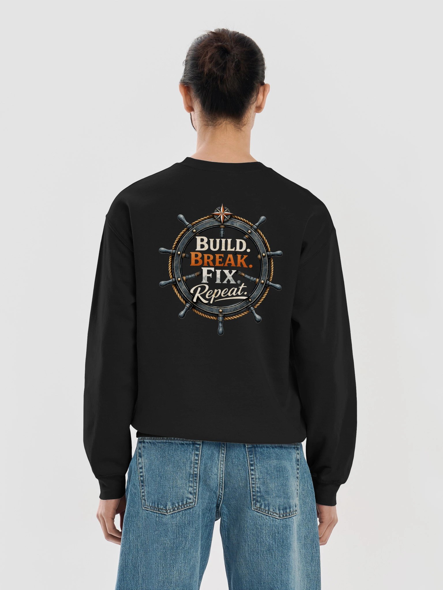 Build. Break. Fix. Repeat. Sweatshirt - Unisex product image (6)