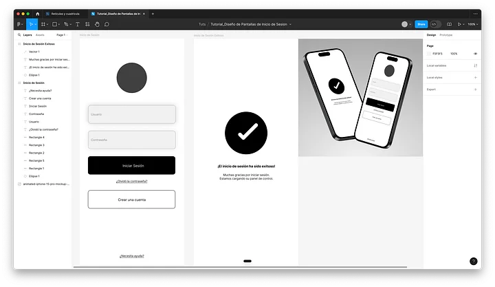Pantallas Inicio de Sesión en Figma – MATERIAL DE CLASE product image (2)