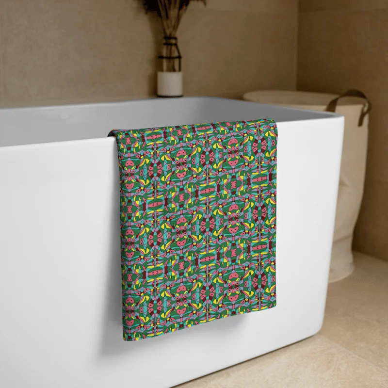 Watermelon Bloom Beach Towel product image (2)