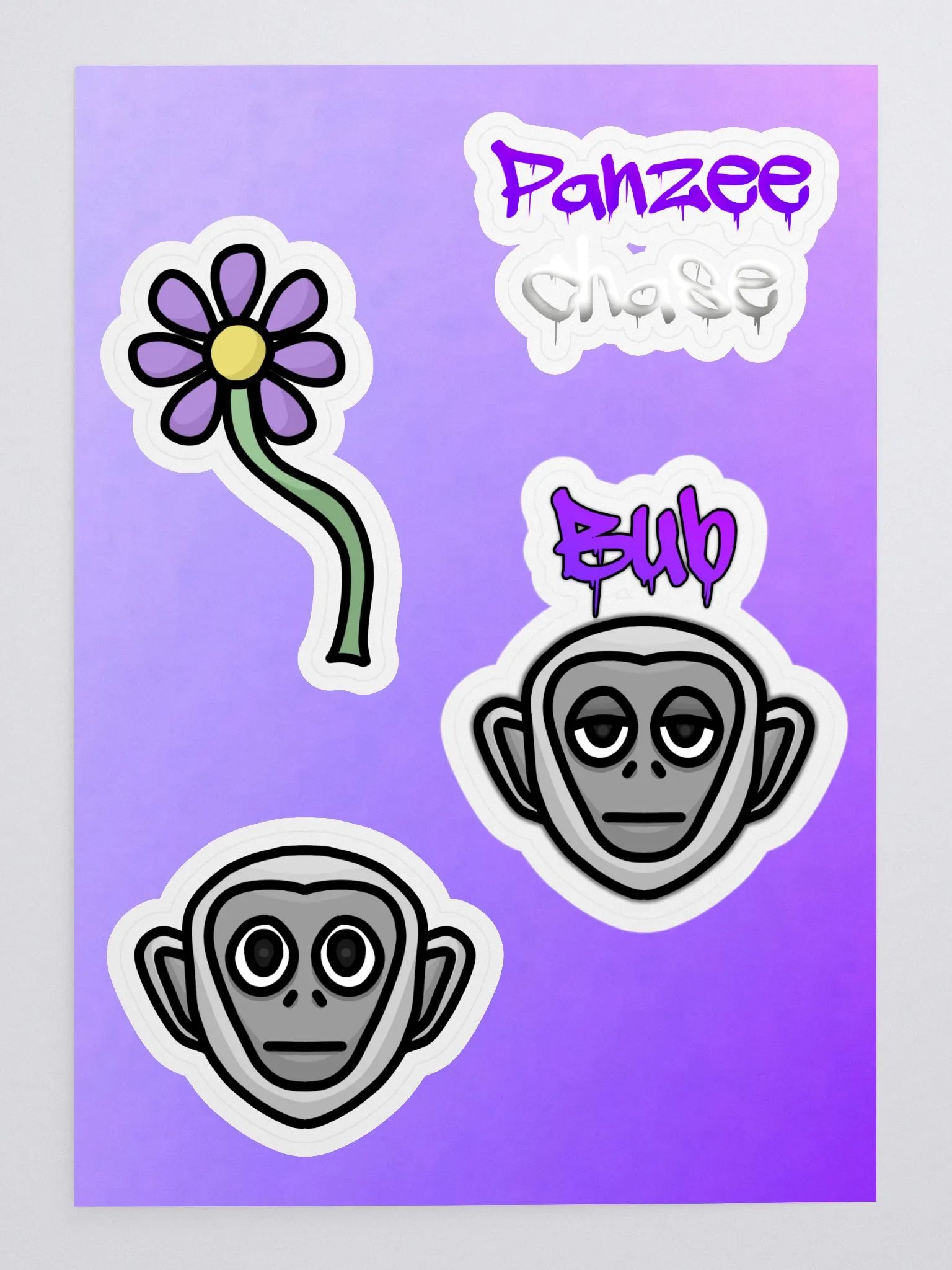 Panzee Chase Stickers product image (3)