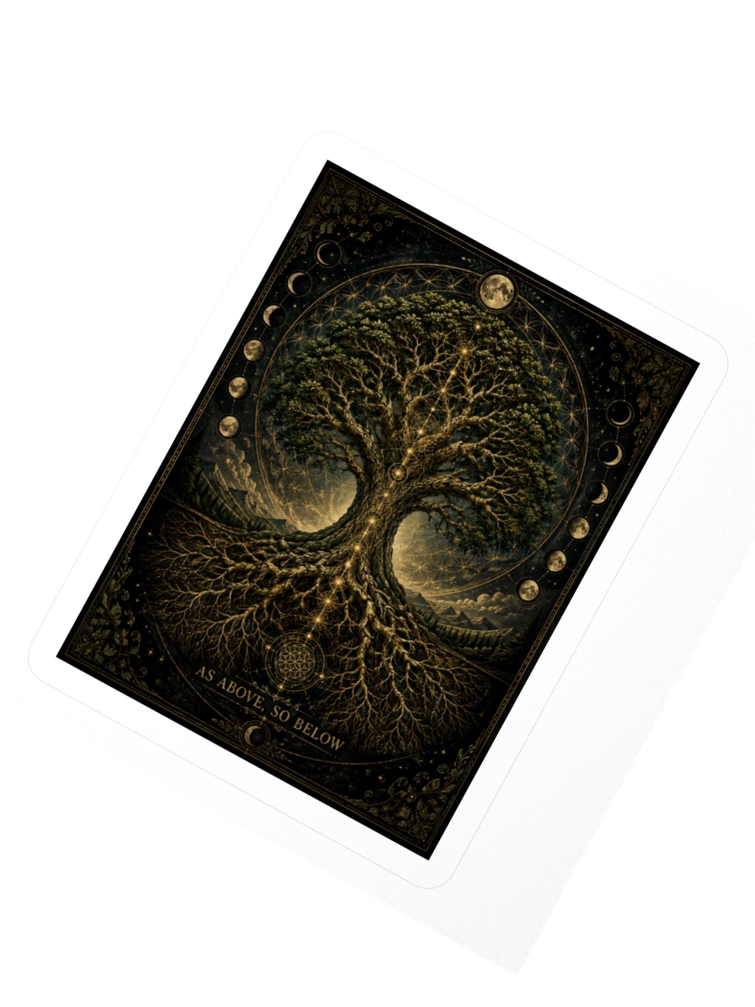 As Above, So Below Celestial Tree Sticker product image (4)