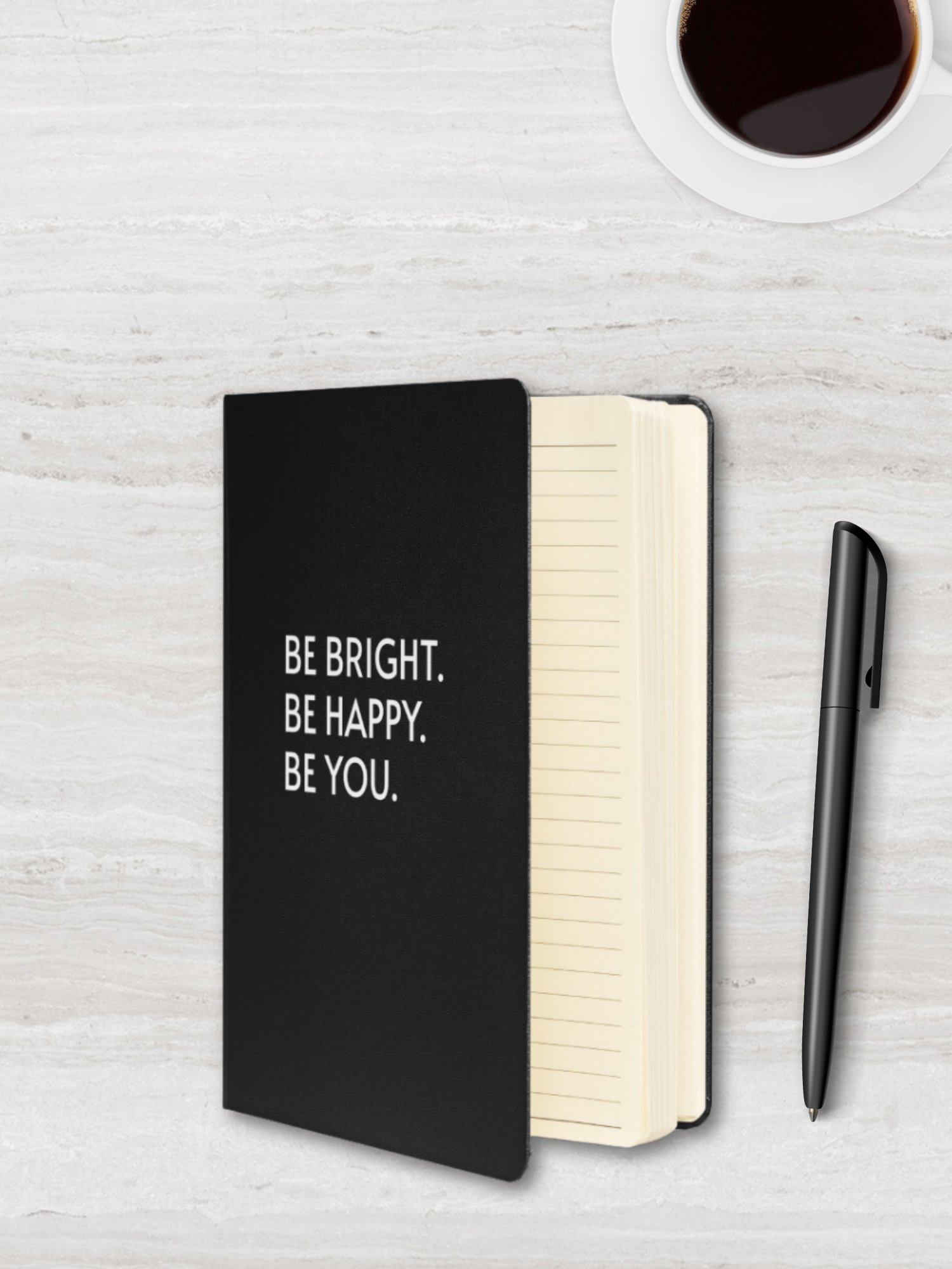 Be Happy Hardcover Bound Notebook product image (2)