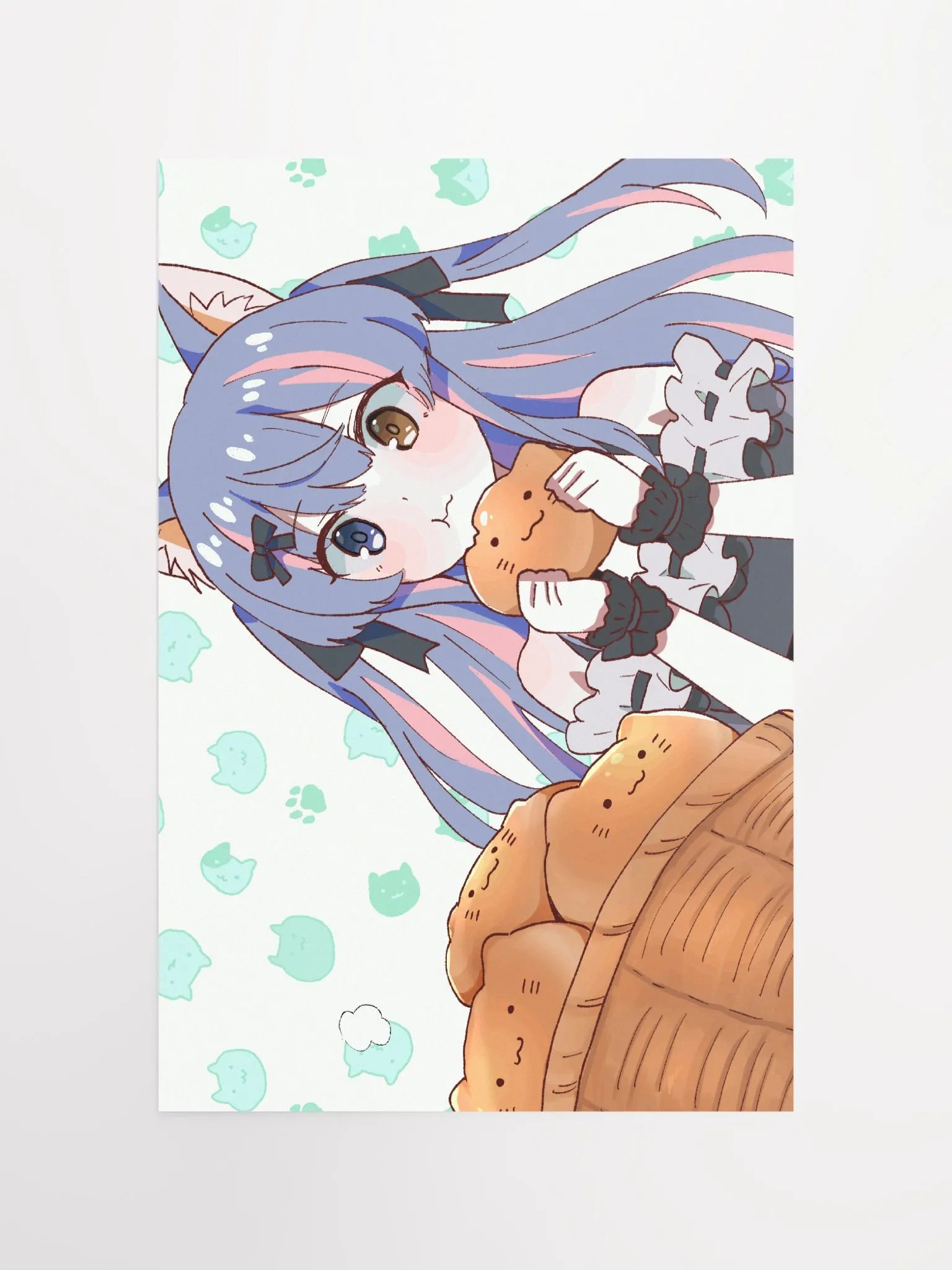 Neko Eating Poster product image (4)