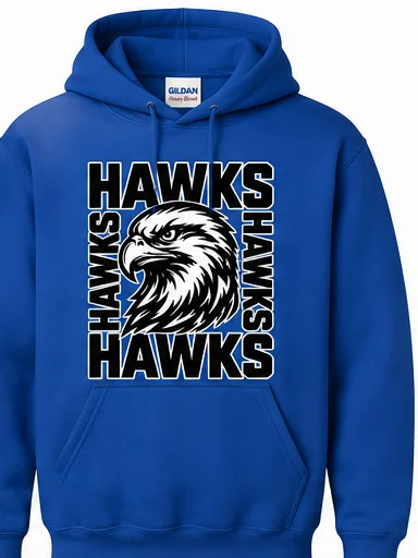 Hawks Squared Gildan Hoodie product image (1)