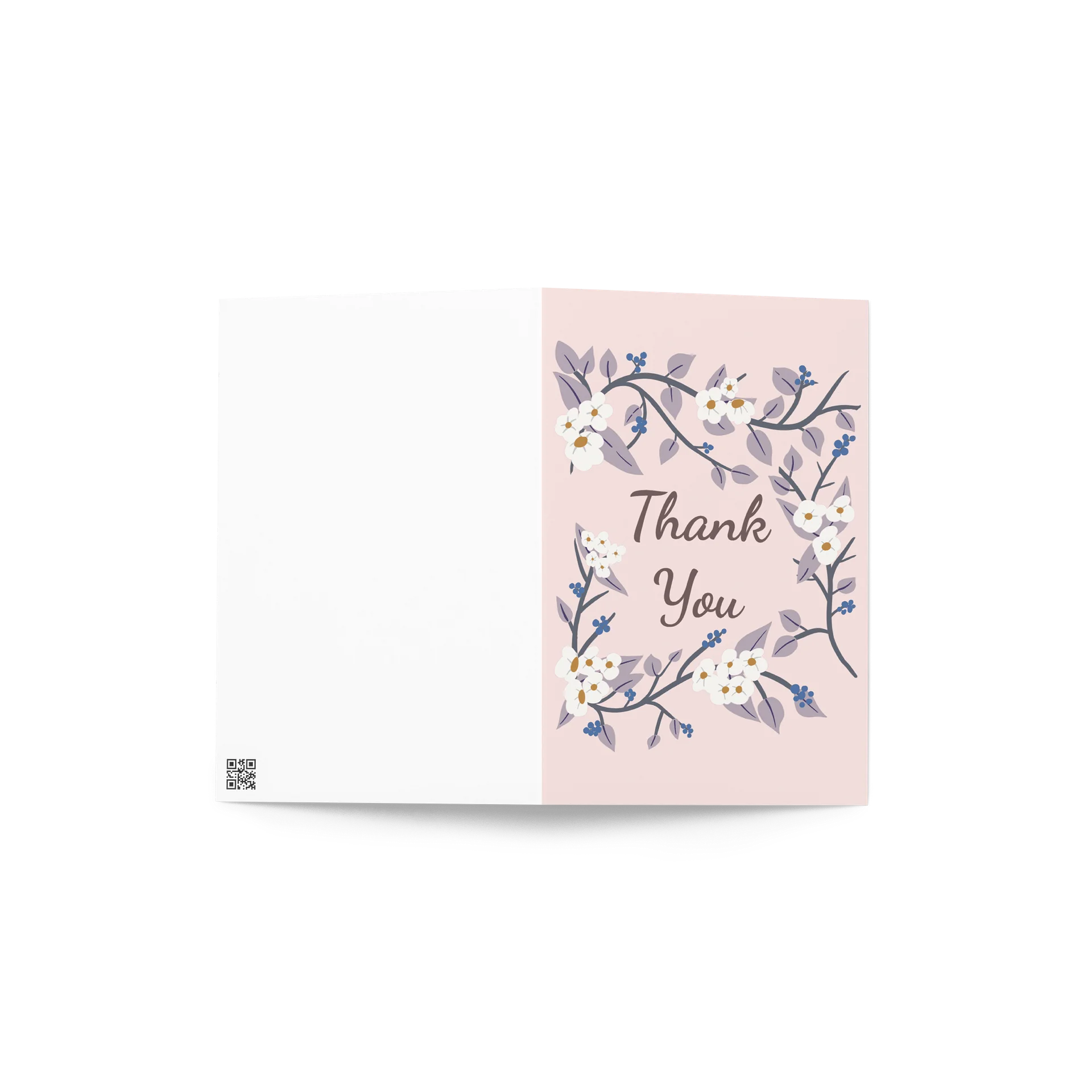 Thank You Botanical Garland | Alabaster & Dusty Lavender on Blush product image (2)