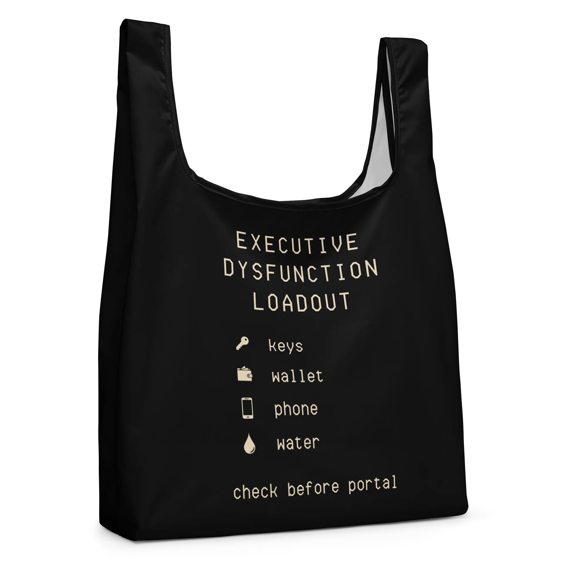 Executive Dysfunction Shopping Bag | Neurodivergent Reusable Errand Bag product image (4)
