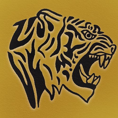 Drew a tiger because subtlety is overrated. 🐯

Bold lines, flat color, zero apologies — this is the kind of illustration work...