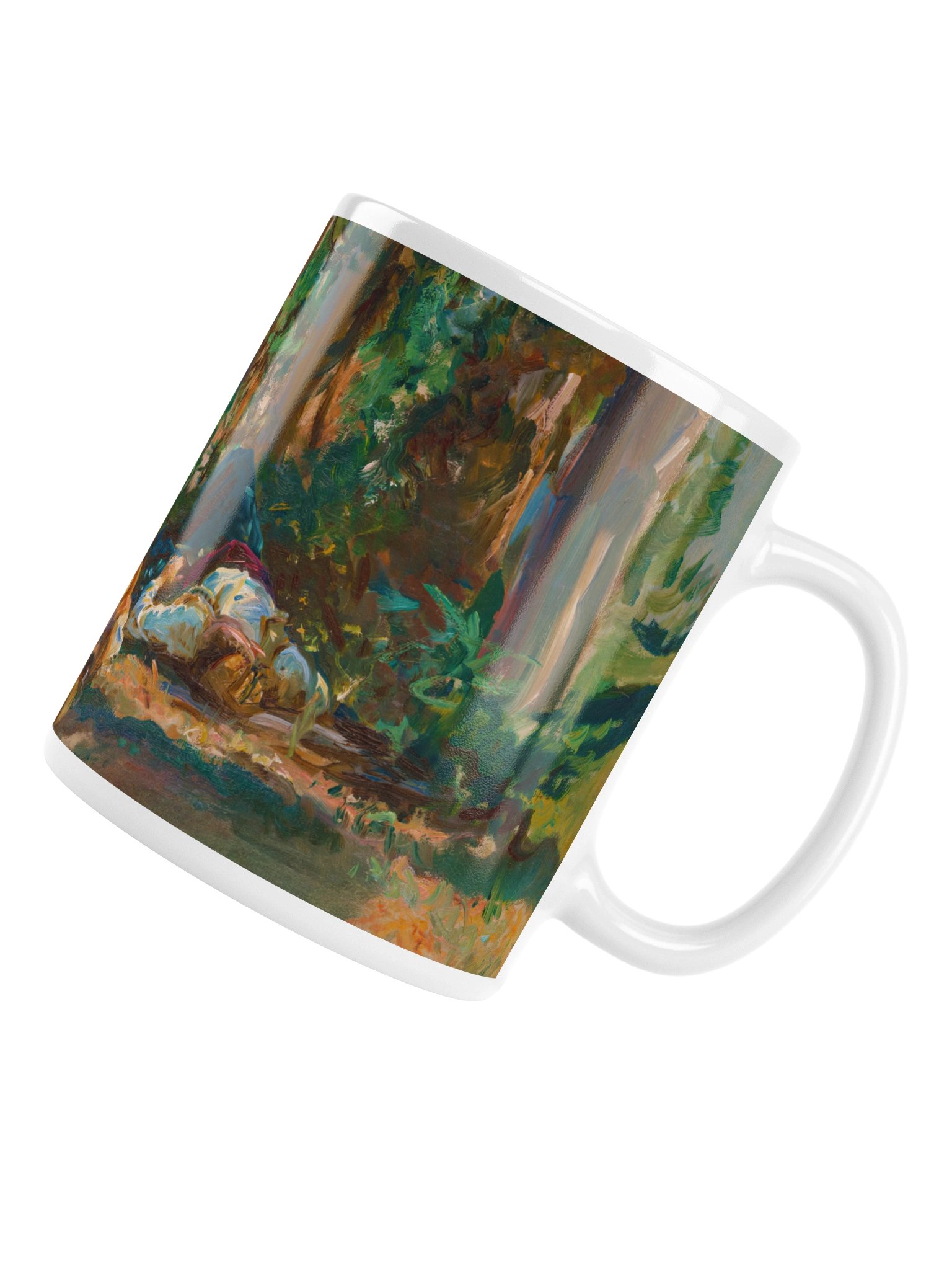 Under the Cypress Trees at Corfu (John Singer Sargent) Mug product image (7)