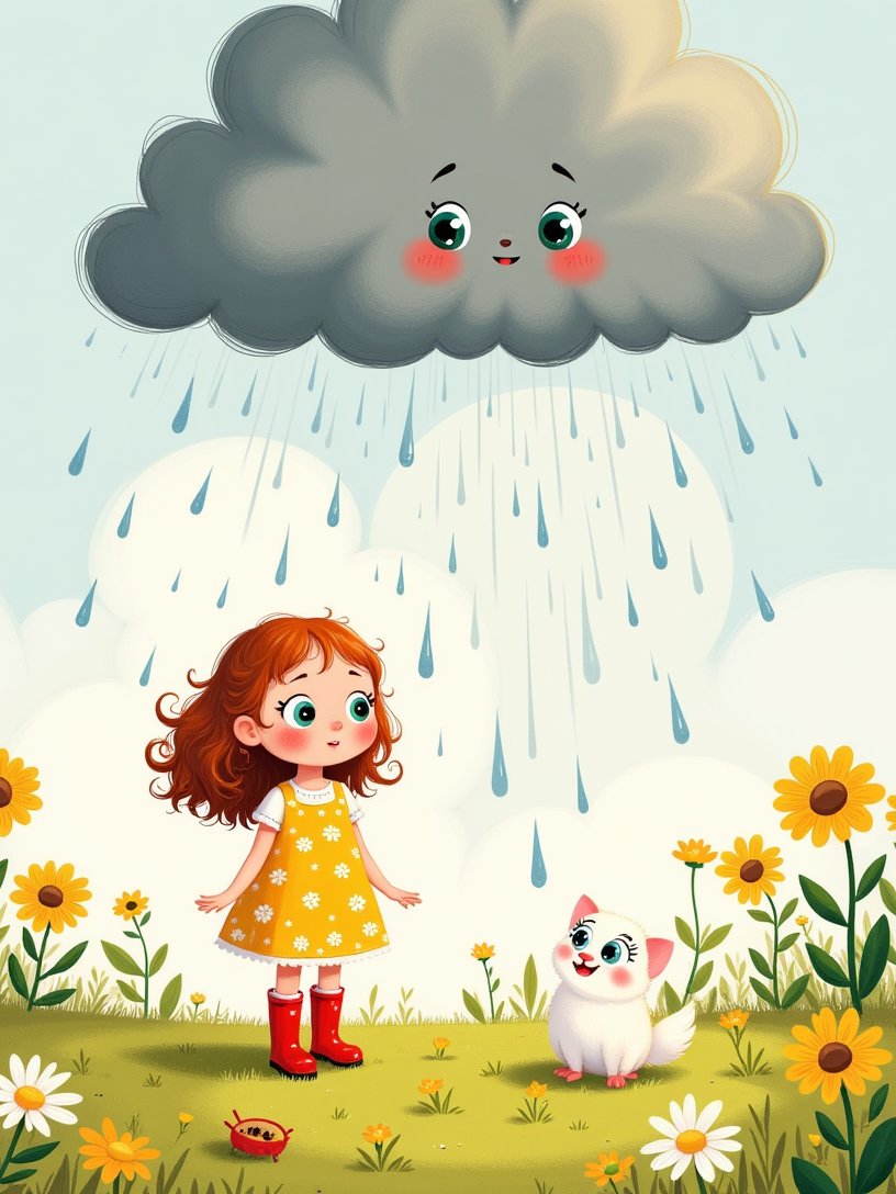 Kids Storybook | Talia and the Cloud That Cried | Video + PDF Together | Instant Digital Download product image (4)