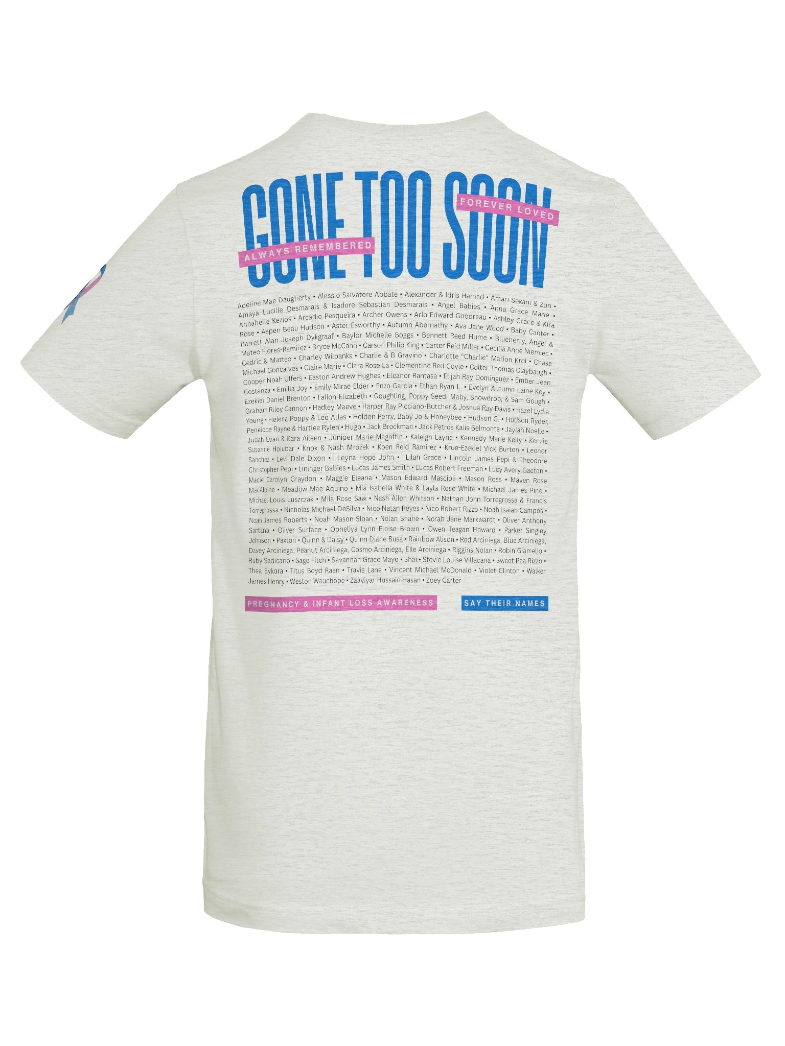 'Gone Too Soon' 2026 Memorial Shirt (soft, light) product image (8)