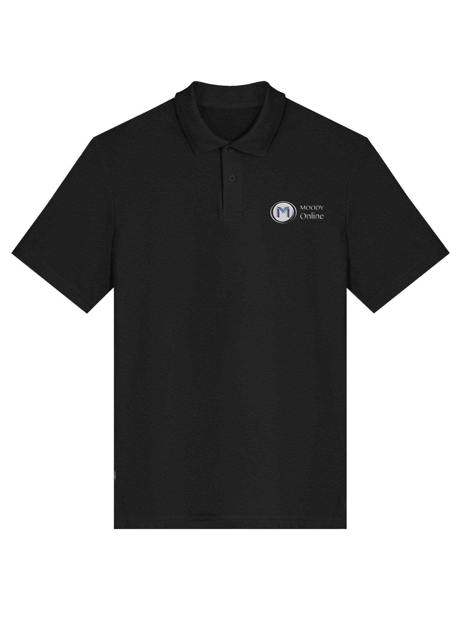 Classic Unisex Moody Online Polo (White Logo) product image (6)