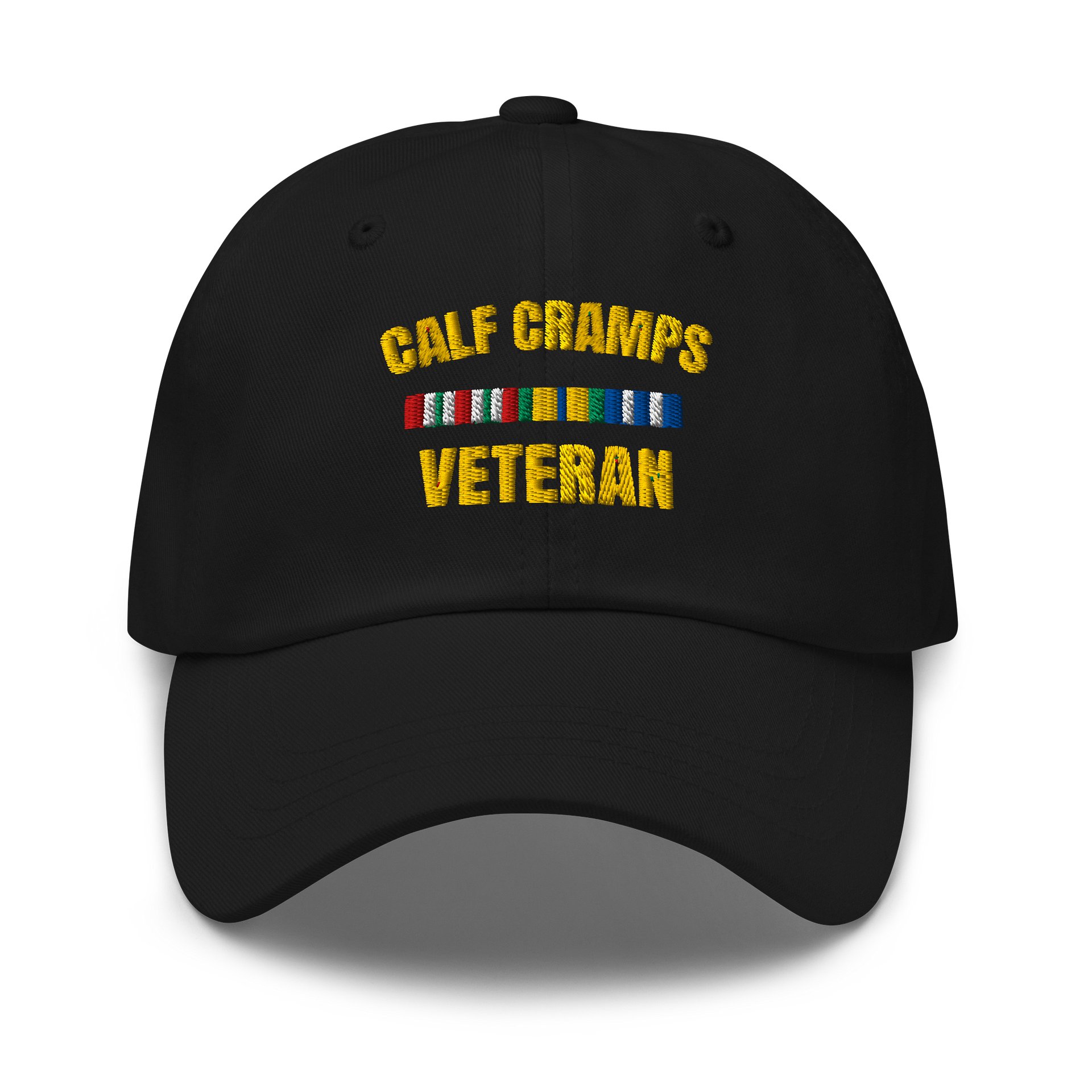 Calf Cramps Veteran dad hat product image (1)