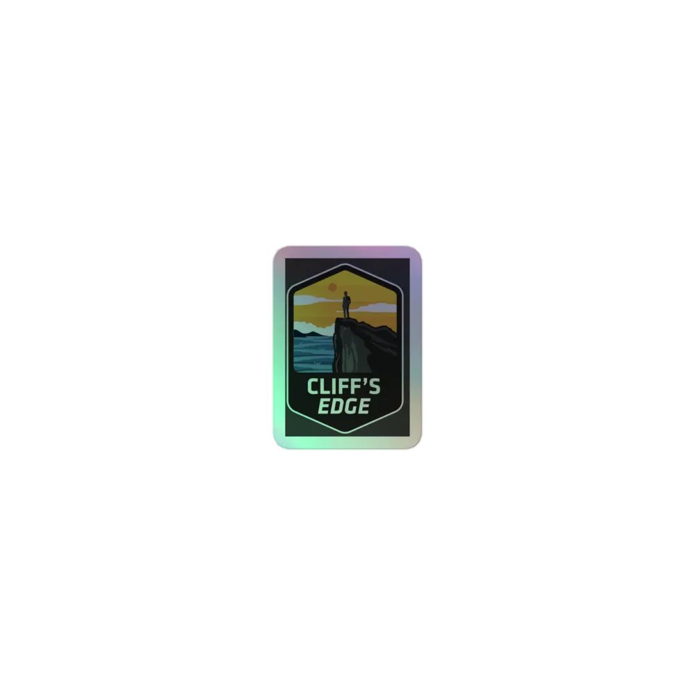 Cliff's Edge Logo Sticker! product image (1)