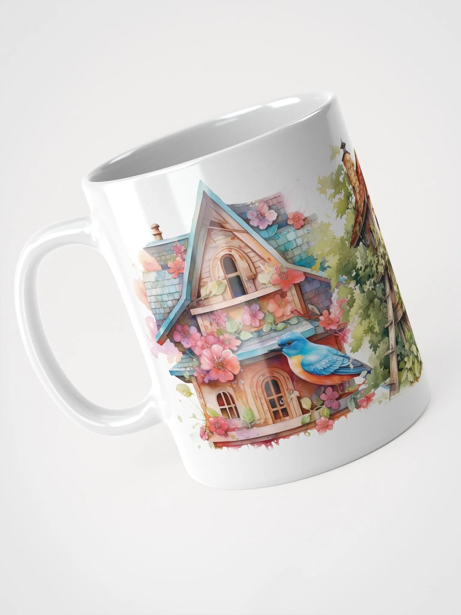 Whimsical Birdhouse Mug product image (1)