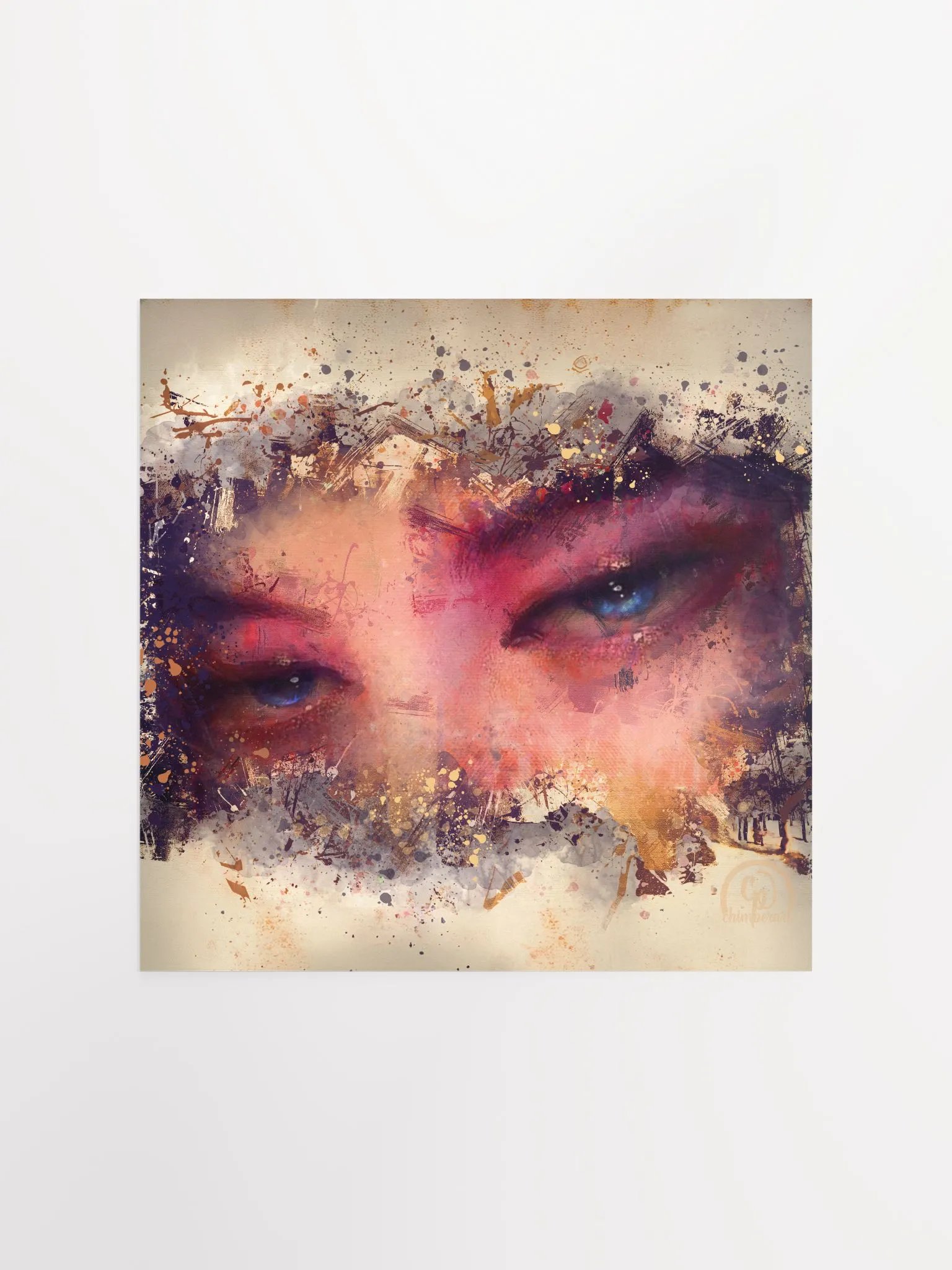 BTS - Jimin Stare (Light) Print (Unframed) - Designed by ChimberArt product image (4)