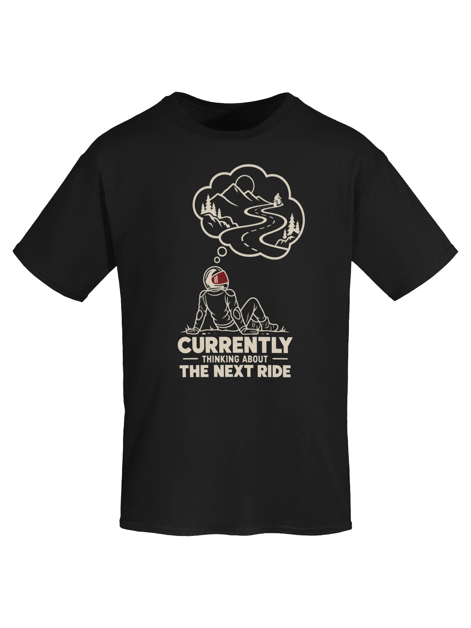 Currently Thinking About the Next Ride – Biker T-Shirt product image (5)