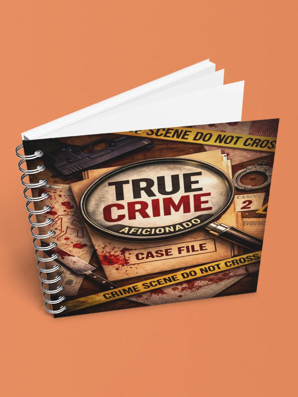 True Crime Aficionado Case File Notebook product image (9)