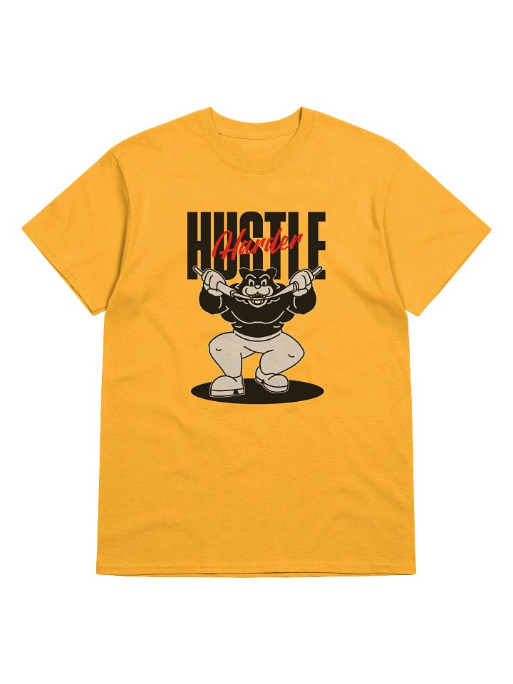 Hustle Harder T-Shirt | Motivational Gym & Grind Tee for Go-Getters product image (1)