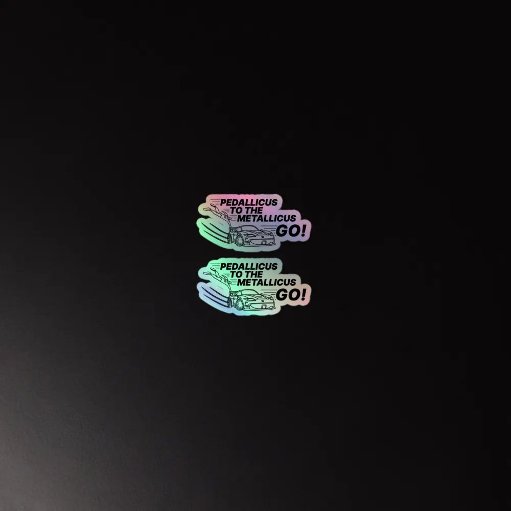 PEDALLICUS TO THE METALLICUS STICKER (SET OF 2) product image (5)
