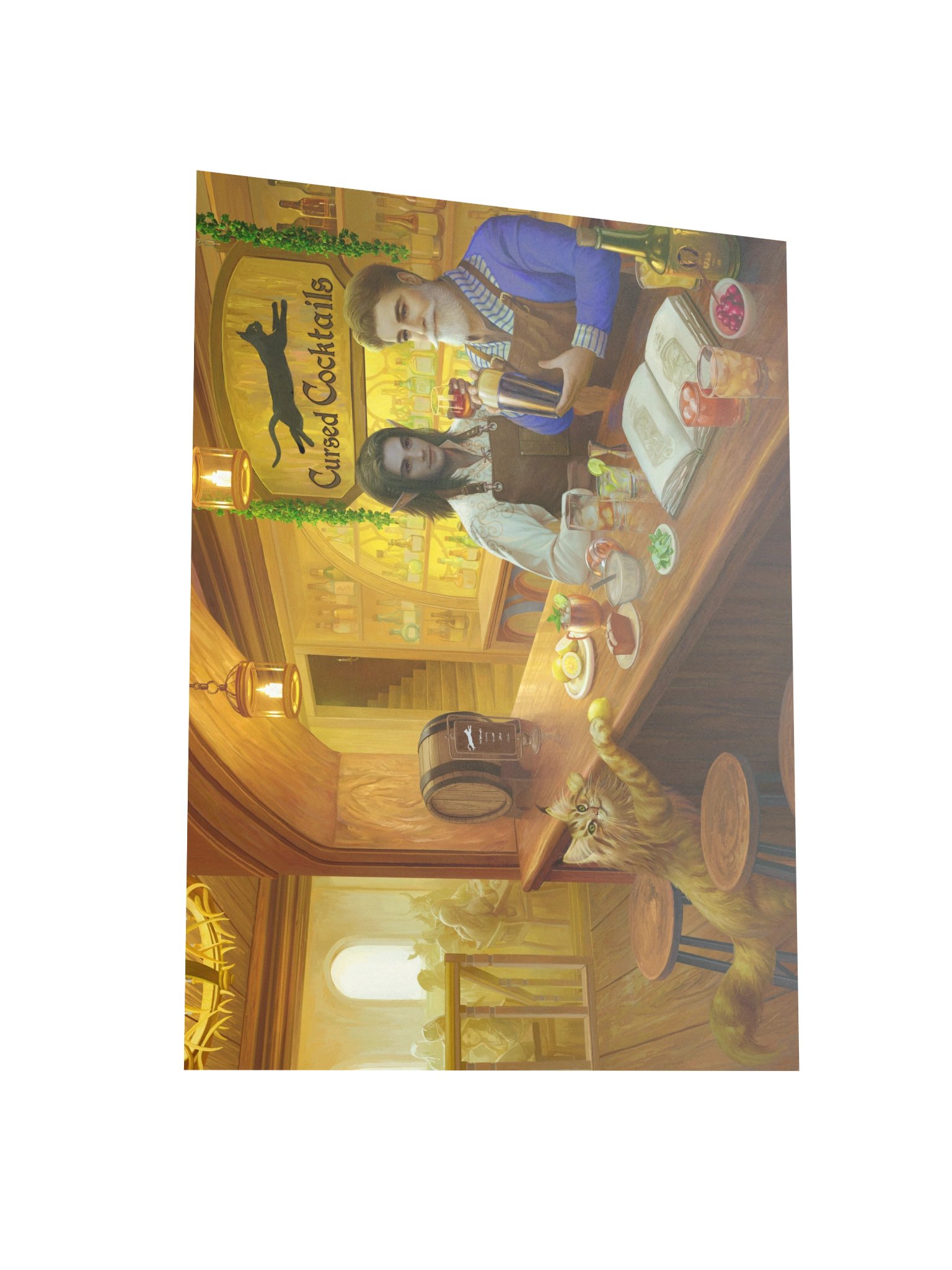 Cursed Cocktails Tavern Art Print product image (3)