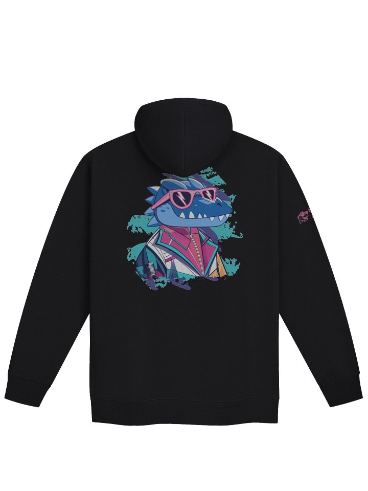 Retro Dino Vibes Zip-Up Hoodie product image (2)