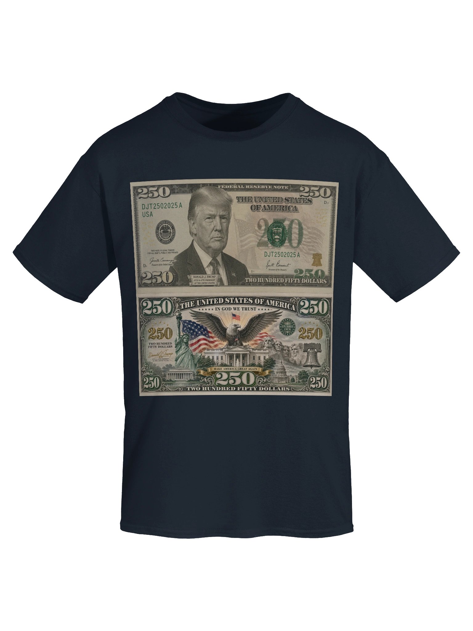 Trump $250 – Make America Great Again | Patriotic Front Printed Tee product image (15)