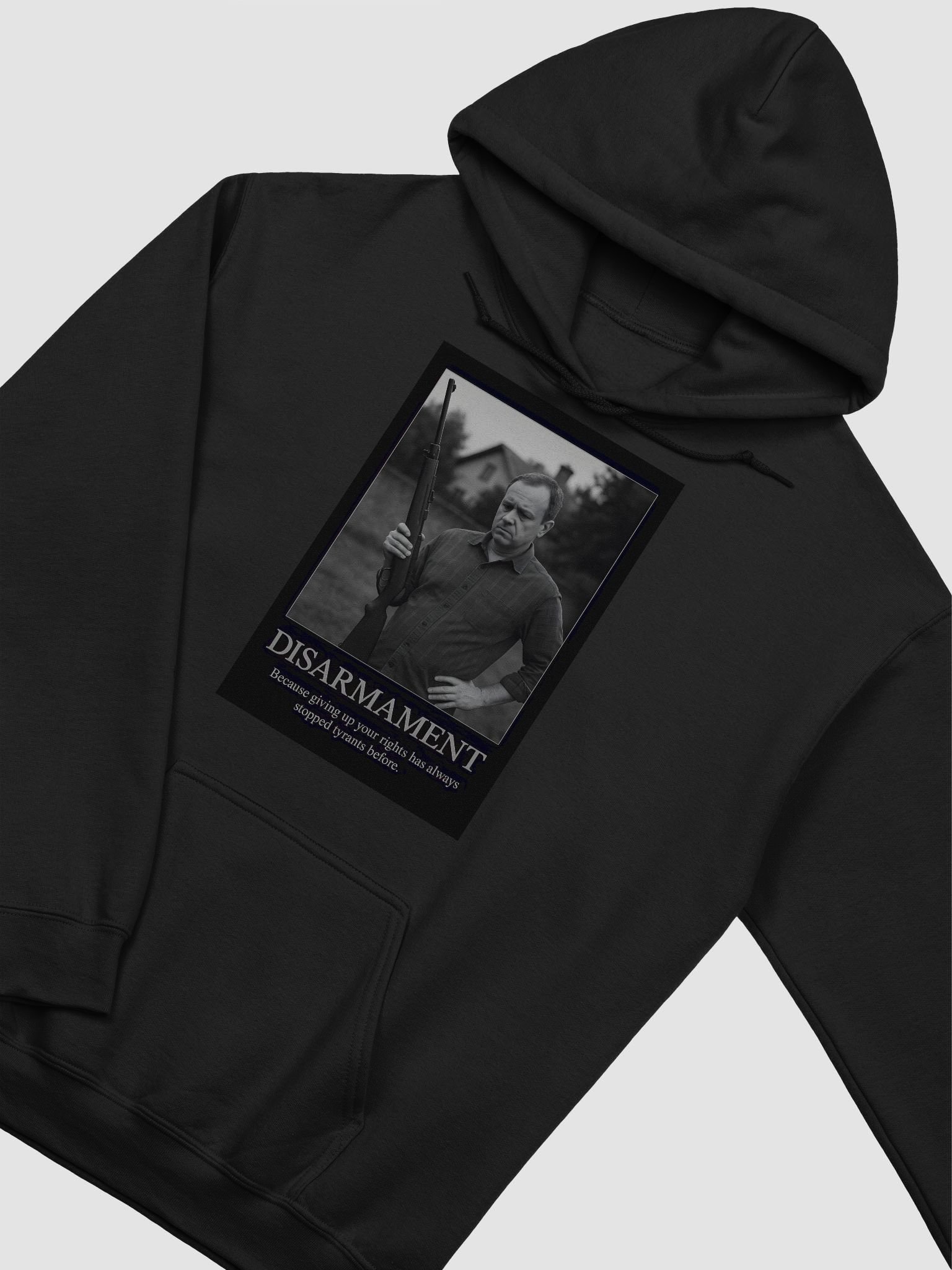 Disarmament Hoodie – Because every utopia starts with victims product image (3)