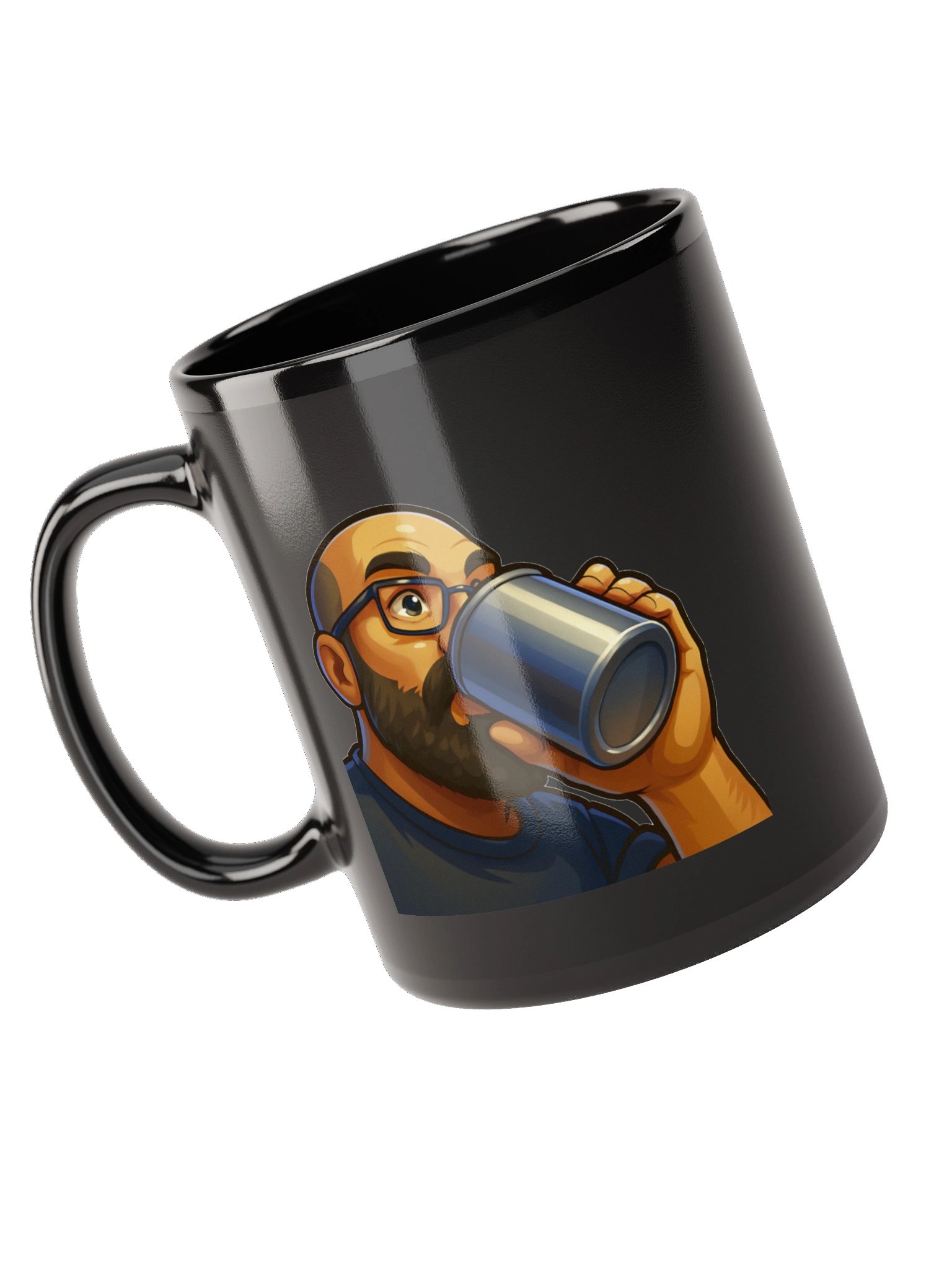 Fortnite Theo drinks coffee, coffee mug product image (5)