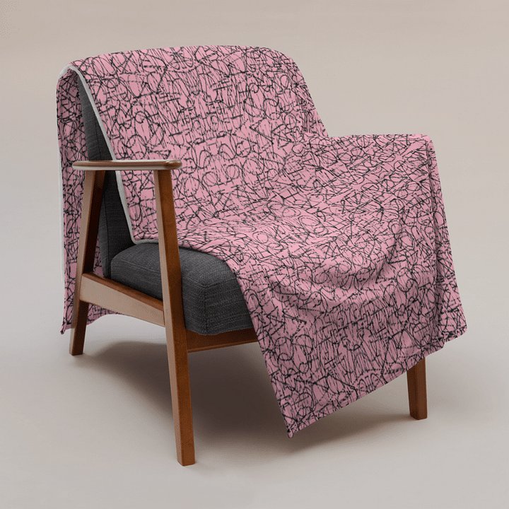 No Rockin' Angel Throw (Pink) product image (1)