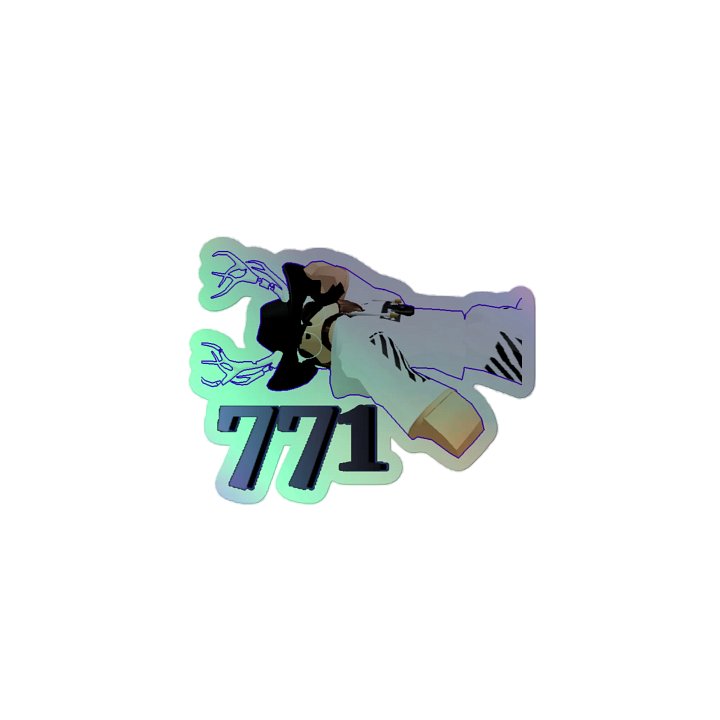 771 Mascot Holographic Sticker product image (2)